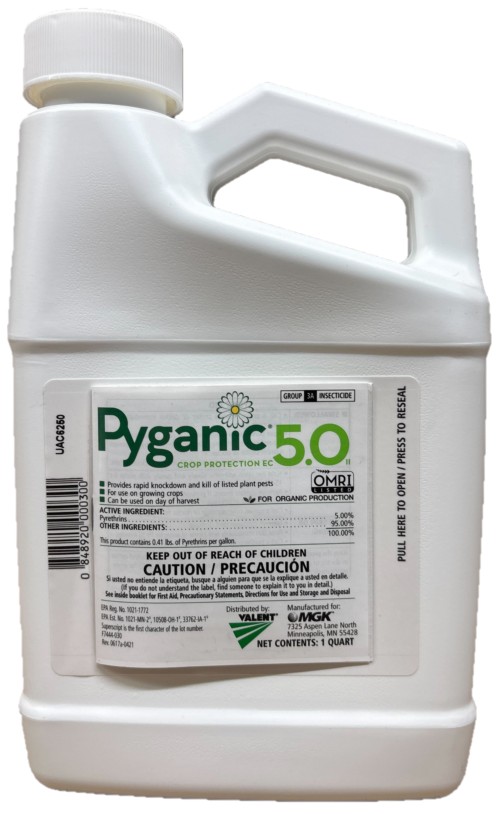 (image for) PyGanic EC 5.0 II Insecticide - 1 Quart - OMRI Certified
